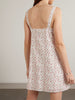 Charlotte lace-trimmed floral-print cotton mini dress