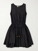 Paula's Ibiza cotton-poplin mini dress