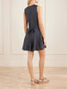 Aubrey polka-dot silk-blend twill mini dress