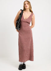 Capricorn Seersucker Midi Dress