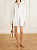 Beatrix ruffled cotton mini dress