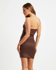 Ada Mini Dress Mocha