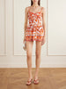 Printed cotton-poplin mini dress