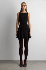 HIGH NECK MINI DRESS
