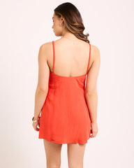 Riley Ruched Mini Dress