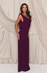 Twilight Toast Maxi Dress Plum
