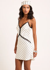 Pamela Polka Slip Mini Dress