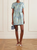 Lily Of The Valley crepe mini dress