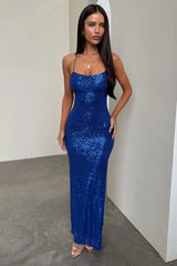 Alina Maxi Dress - Royal Blue