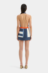Dazed Wrap Halter Mini Dress