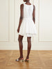 Paula's Ibiza Anagram cotton-poplin mini dress