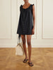 Nessie broderie anglaise organic cotton mini dress