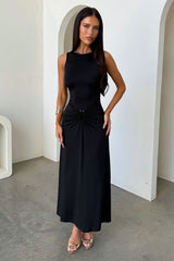 Henrietta Sleeveless Maxi Dress - Black