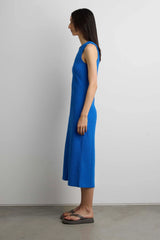 KNIT SLEEVELESS MIDI DRESS