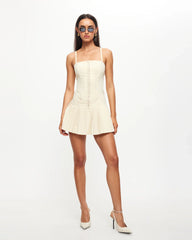 Honey Corset Denim Mini Dress
