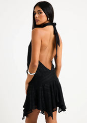 Naomi High Neck Mini Dress