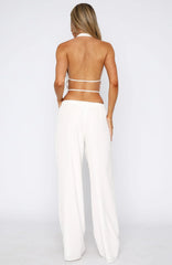 Further Away Pants White