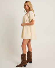 Nelson Smock Beach Mini Dress