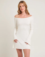 Remi Ribbed One Shoulder Mini Dress