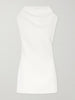 Astor bonded crepe satin mini dress