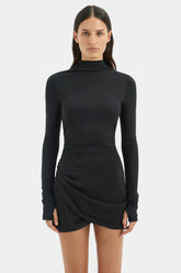 Milesi Drape Mini Dress