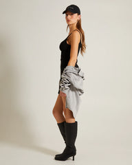 Easy A-Line Mini Dress in Black