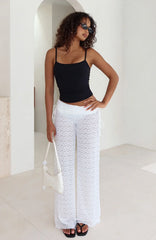 Make Me Live Pants White