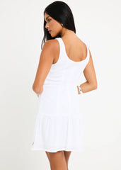 Focus June Seersucker Mini Dress