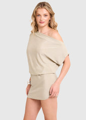 Carrie Off Shoulder Mini Dress