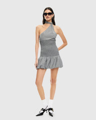 Un Tutu Mini Dress Onyx Gingham