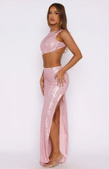 Your Baby Embellished Maxi Dress Baby Pink