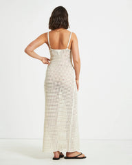 Calypso Crochet Midi Dress