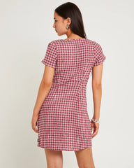 Base Seersucker Mini Dress