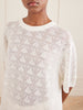 Armas pointelle-knit mini dress