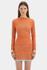 Costa Gathered Mini Dress