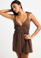 Milina Button Down Mini Dress