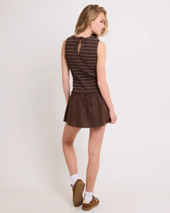 Delmore Shirred Mini Dress