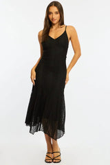 Black Midi Dress Lace