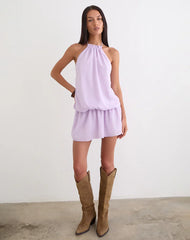 Veloria Mini Dress in Lilac
