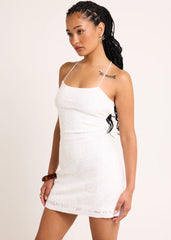 Vista Lace Knit Mini Dress