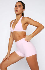 Stronger High Waisted Shorts 3" Marshmallow