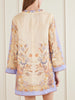 Indra printed linen mini dress