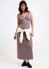 Kaia V Neck Midi Dress