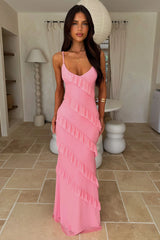 Pippa Maxi Dress - Baby Pink