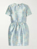 Lily Of The Valley crepe mini dress