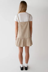 POPLIN MINI DRESS WITH BOW DETAILS