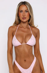 Jada Beaded Bikini Top Blossom