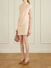 Tatia draped cotton-poplin mini dress