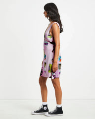 Primavera Mini Dress in Baby Pink