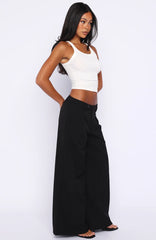 Not You Pants Black